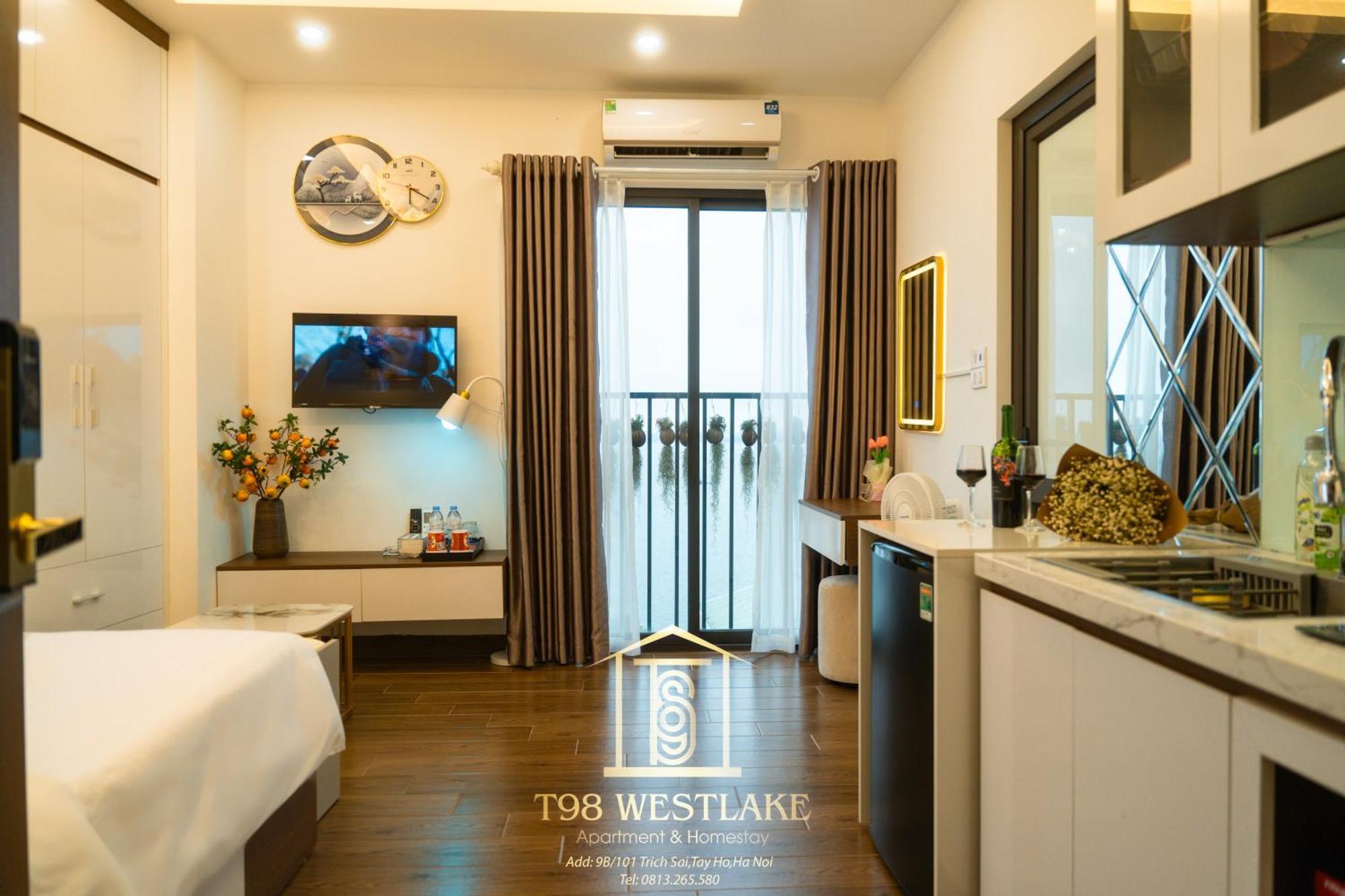T98 Westlake Trich Sai - Tay Ho Center Lake View Studio Hanoi Exterior foto